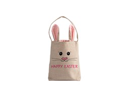 Toon details voor SUBLI Easter Bunny Bag Pink - formaat 29 x 34 cm. Afbeelding van SUBLI Easter Bunny Bag Pink - formaat 29 x 34 cm.